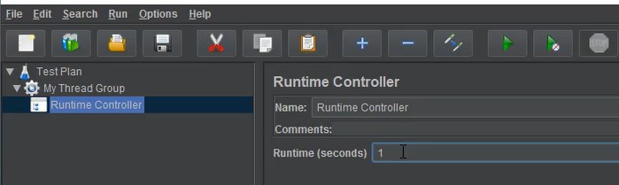 Elements of Test Plan - Runtime Controller