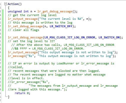 lr_set_debug_message Example 2